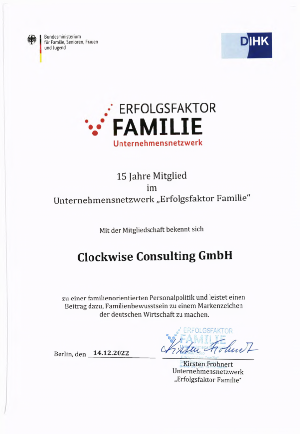 Erfolgsfaktor Familie